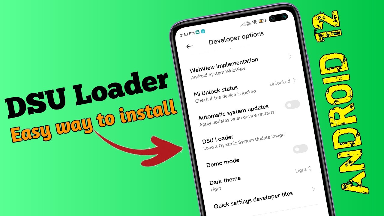 How to Install Android 12 On Xiaomi Poco Redmi Device | DSU Loader GSI Image