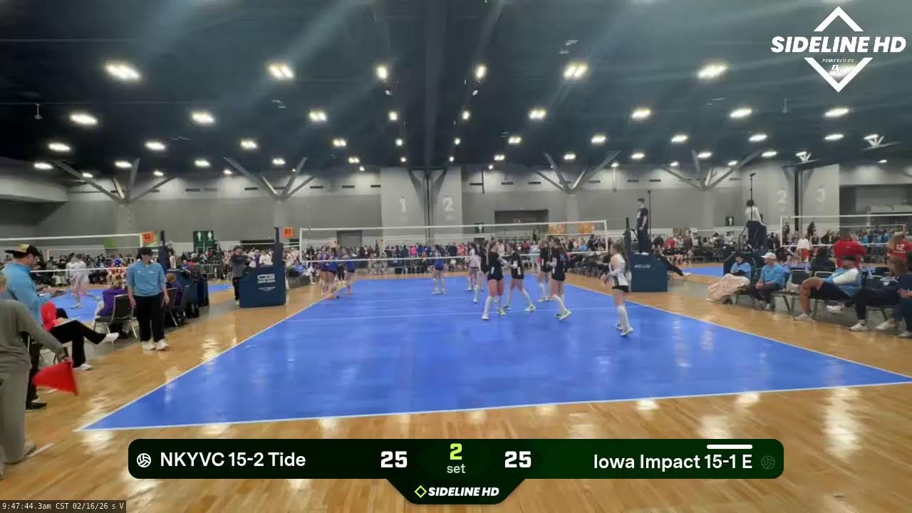 Iowa Impact 15-1 E vs. NKYVC 15-2 Tide (2026.02.16)