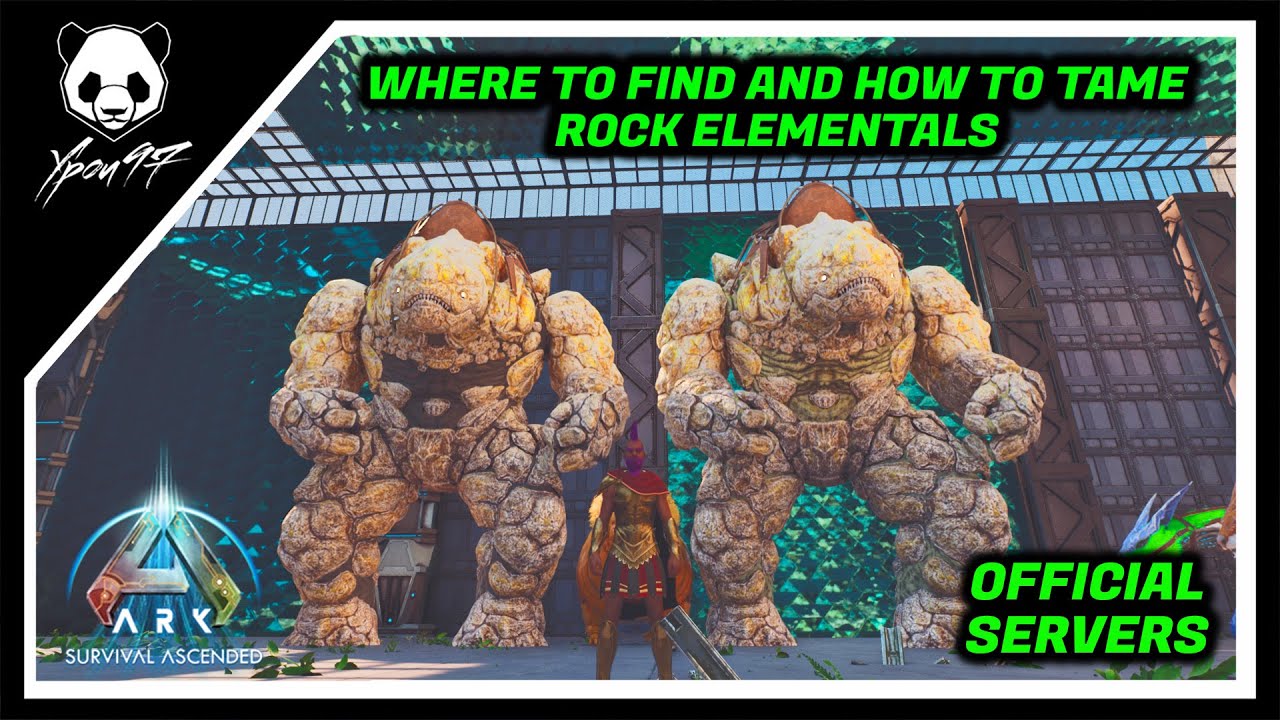 Where To Find And How To Tame Rock Elementals In Extinction | ARK: Survival Ascended