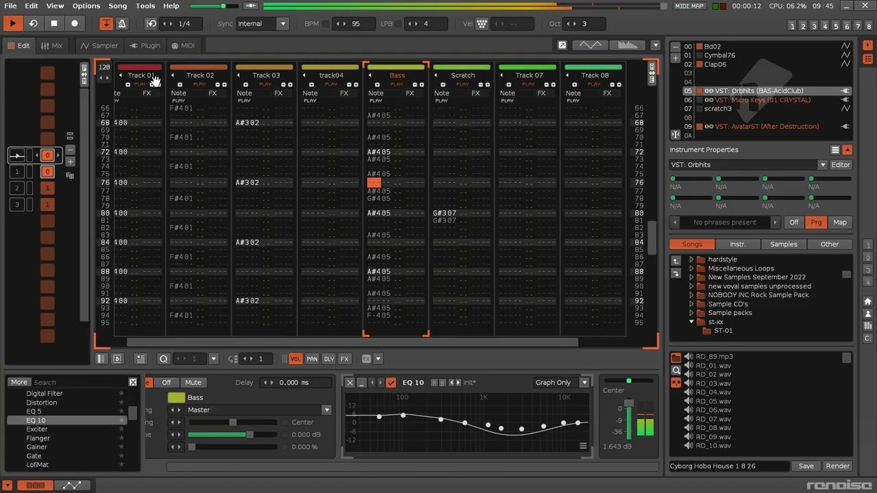 Renoise Practice Session 1/8/26 House
