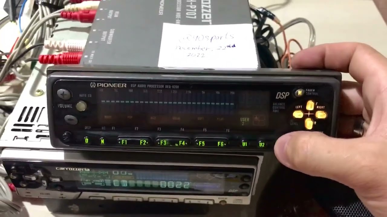 Pioneer DEQ-9200 DSP demo test @90sparts