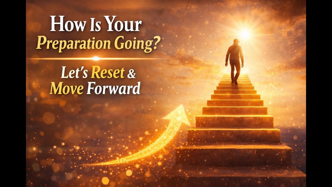 How Is Your Preparation Going? Let’s Reset & Move Forward