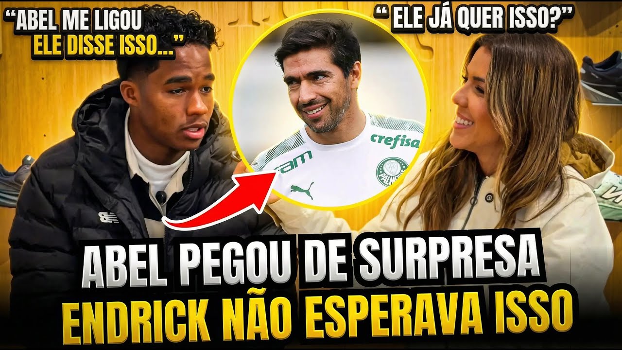 😱 Endrick revela o que Abel Ferreira falou após sua estreia no Lyon