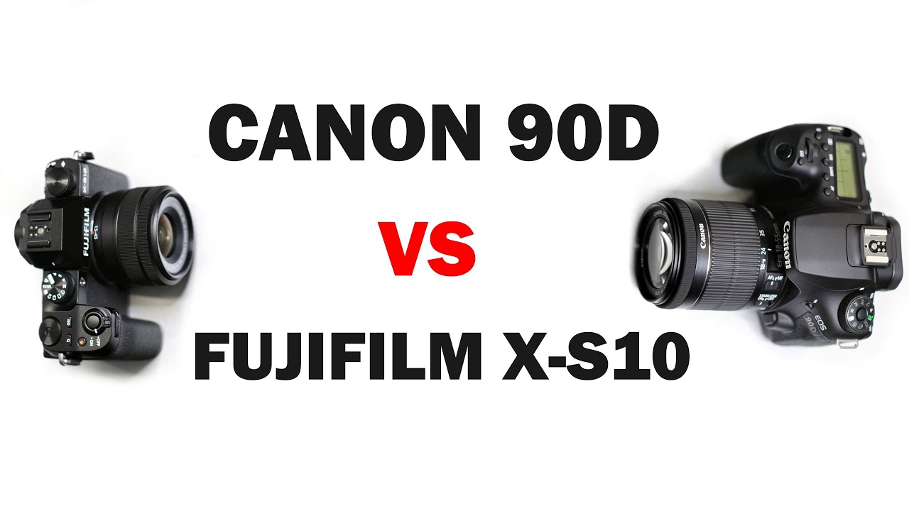 Обзор Canon 90D vs Fujifilm X-S10