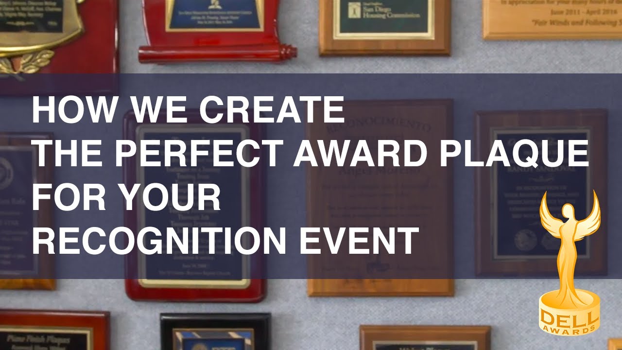 How We Create the Perfect Award Plaque for Your Recognition Event