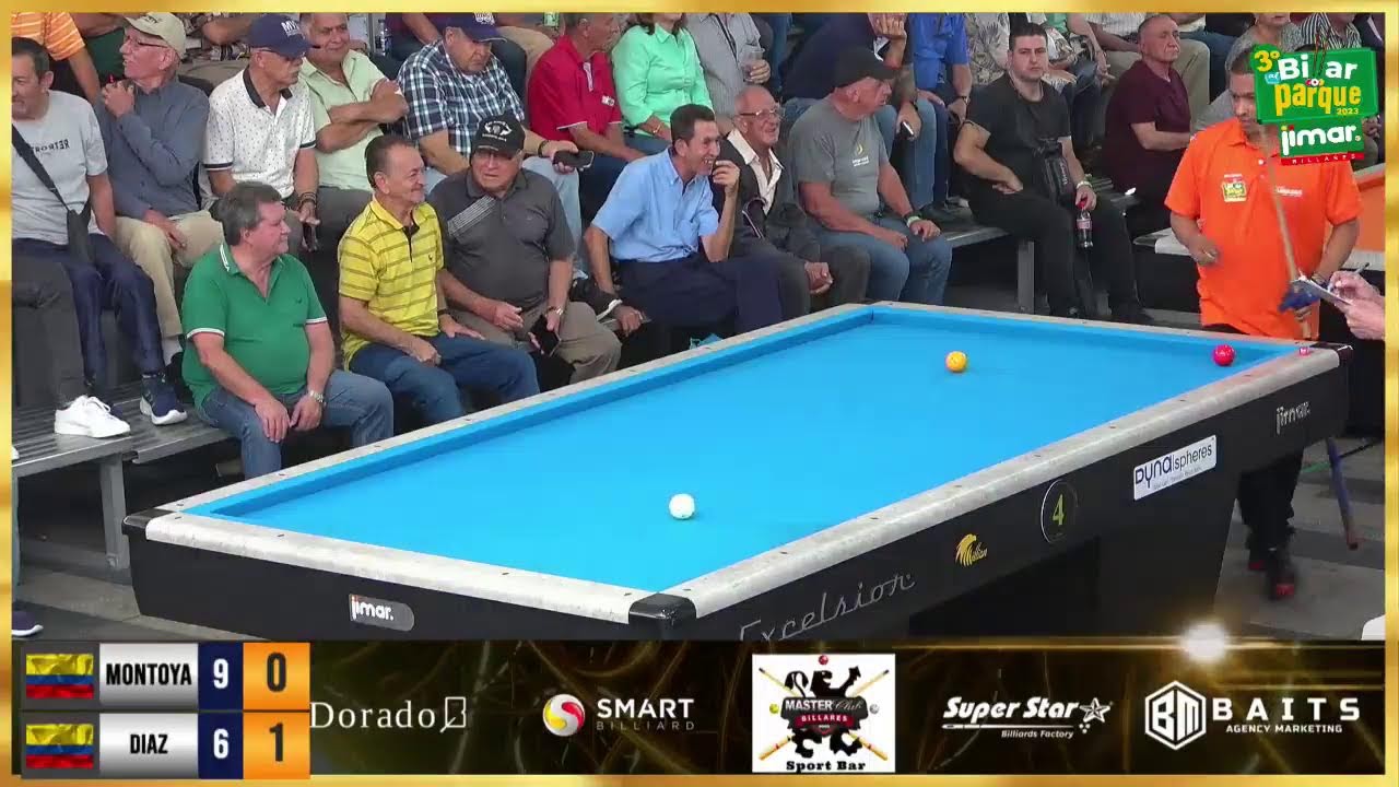 TORNEO BILLAR AL PARQUE Norbeto Diaz vs Luis Montoya