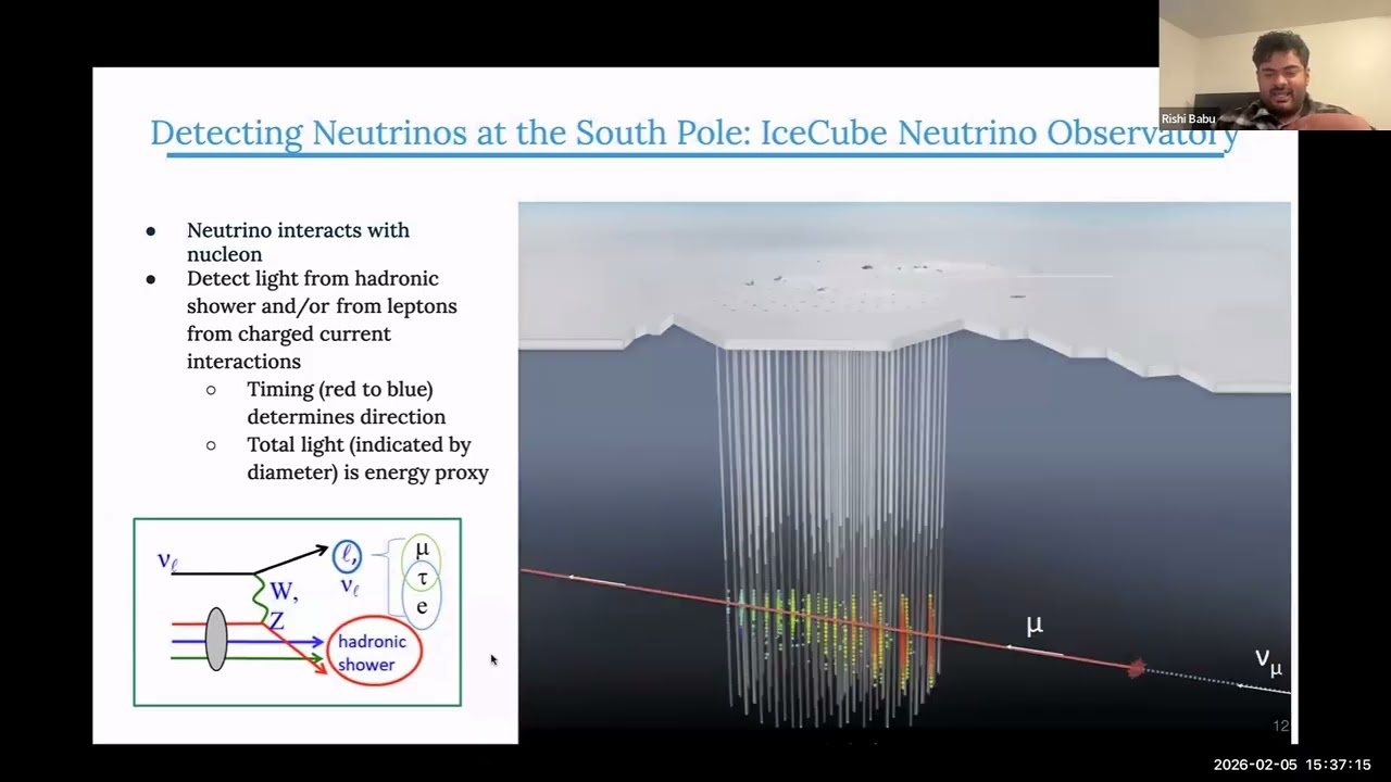 Day 4 - Lecture 6:  Multi messenger Astrophysics with Neutrinos  | Rishi Babu