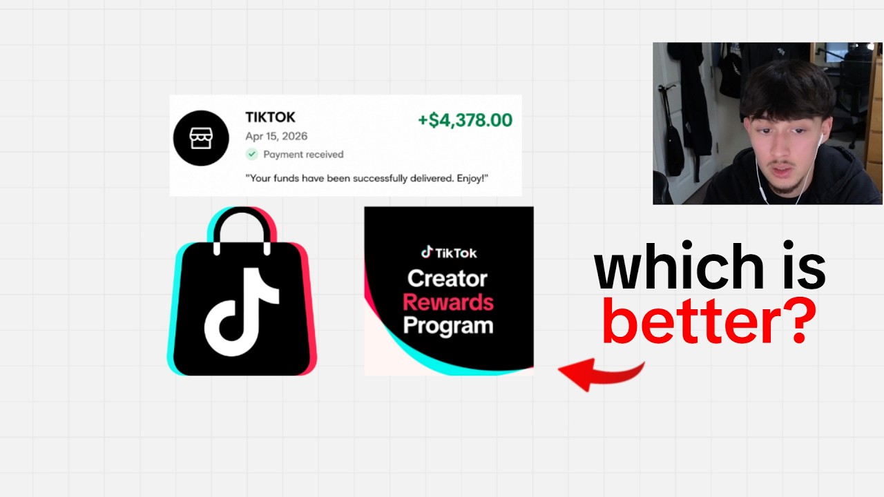 TikTok Creator Rewards против TikTok Shop Affiliate в 2026 году