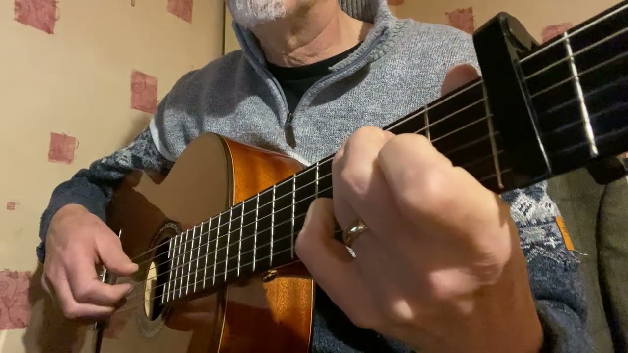 Be Still My Soul (Finlandia, Sibelius), Fingerstyle guitar.