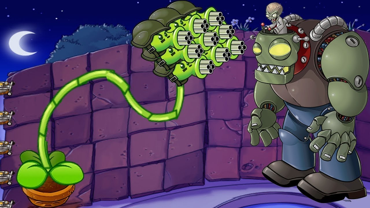 1 Gatling Pea Melon vs Dr. Zomboss vs Giga-Gargantuar - Plants vs Zombie Hack