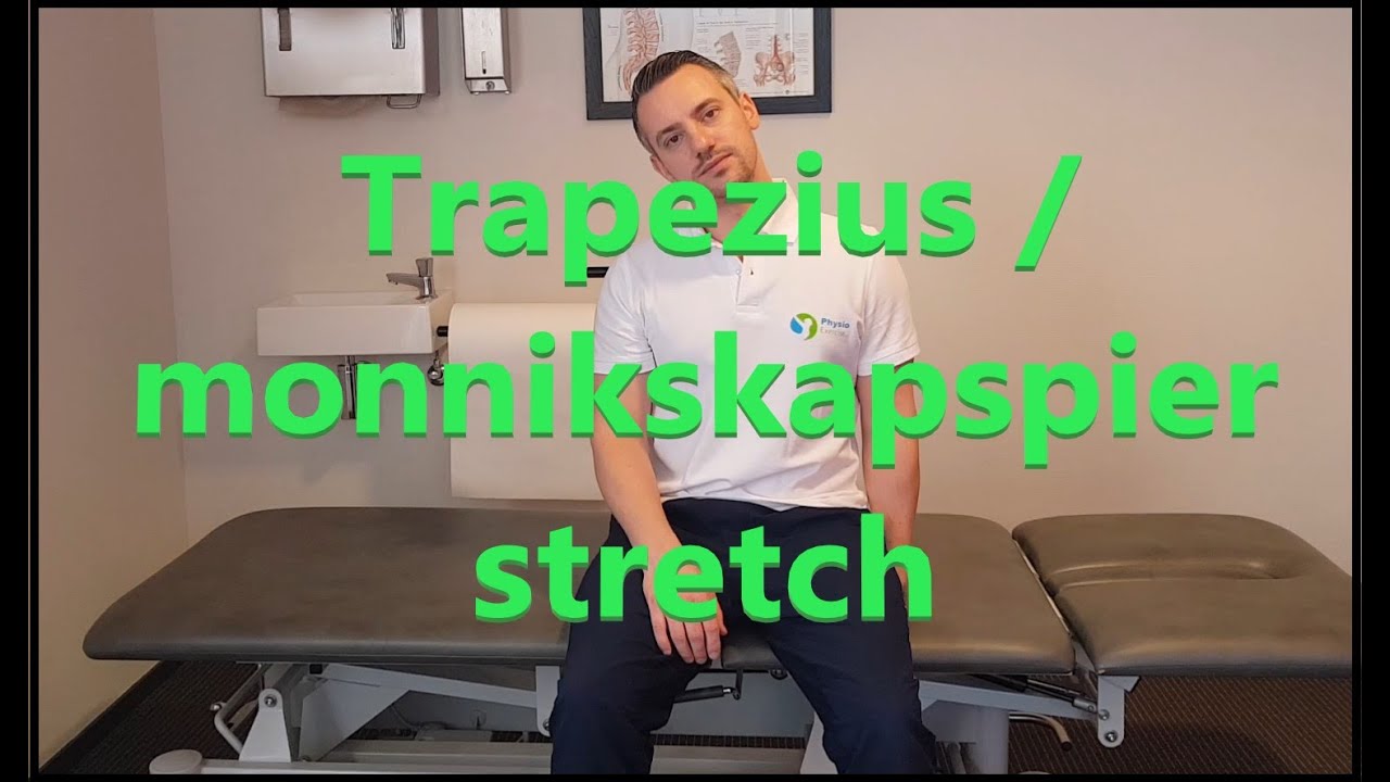 Trapezius / monnikskapspier schouder/nekspier rekken