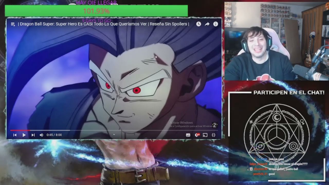 GUIBEL REACCIONA A ZOWL BASADO SOBRE DRAGON BALL SUPER