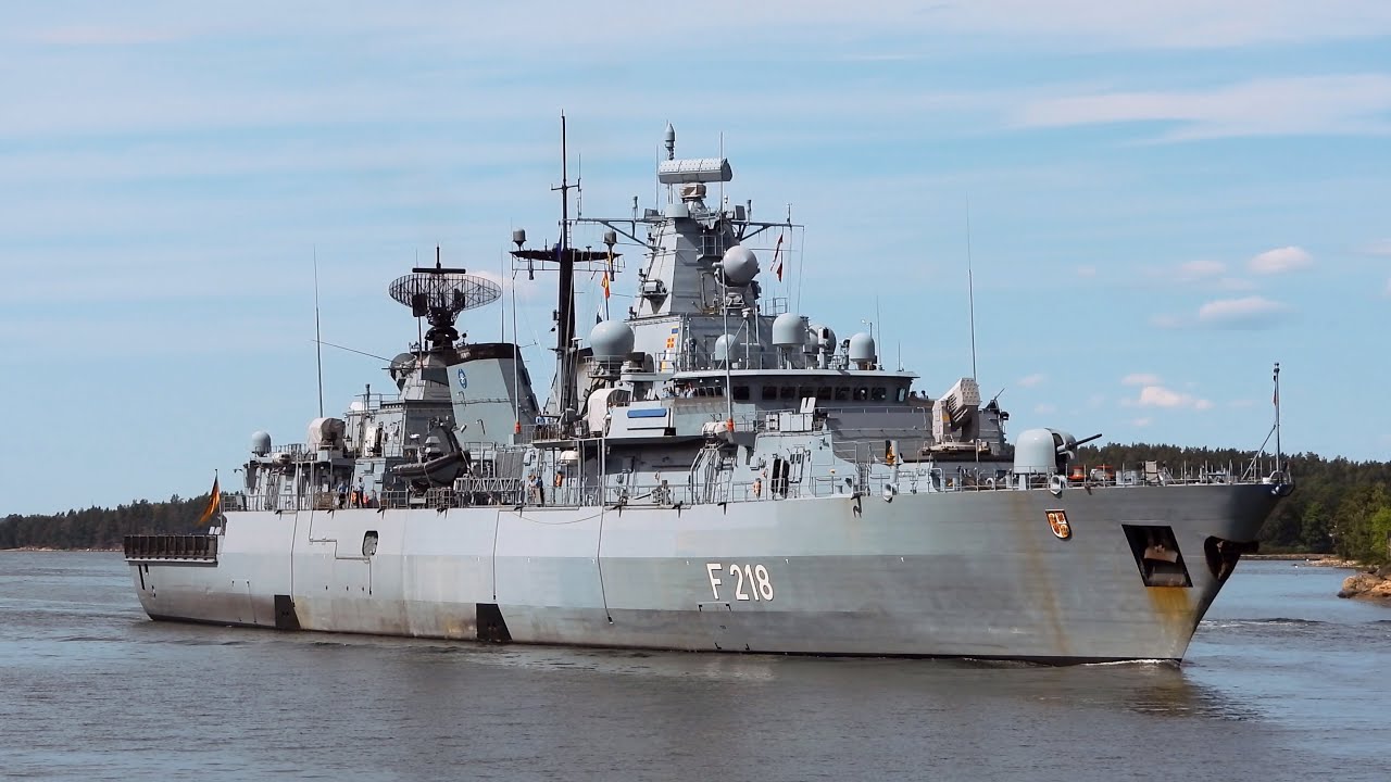 NATO Fleet in Stockholm  - German Frigate Mecklenburg-Vorpommern