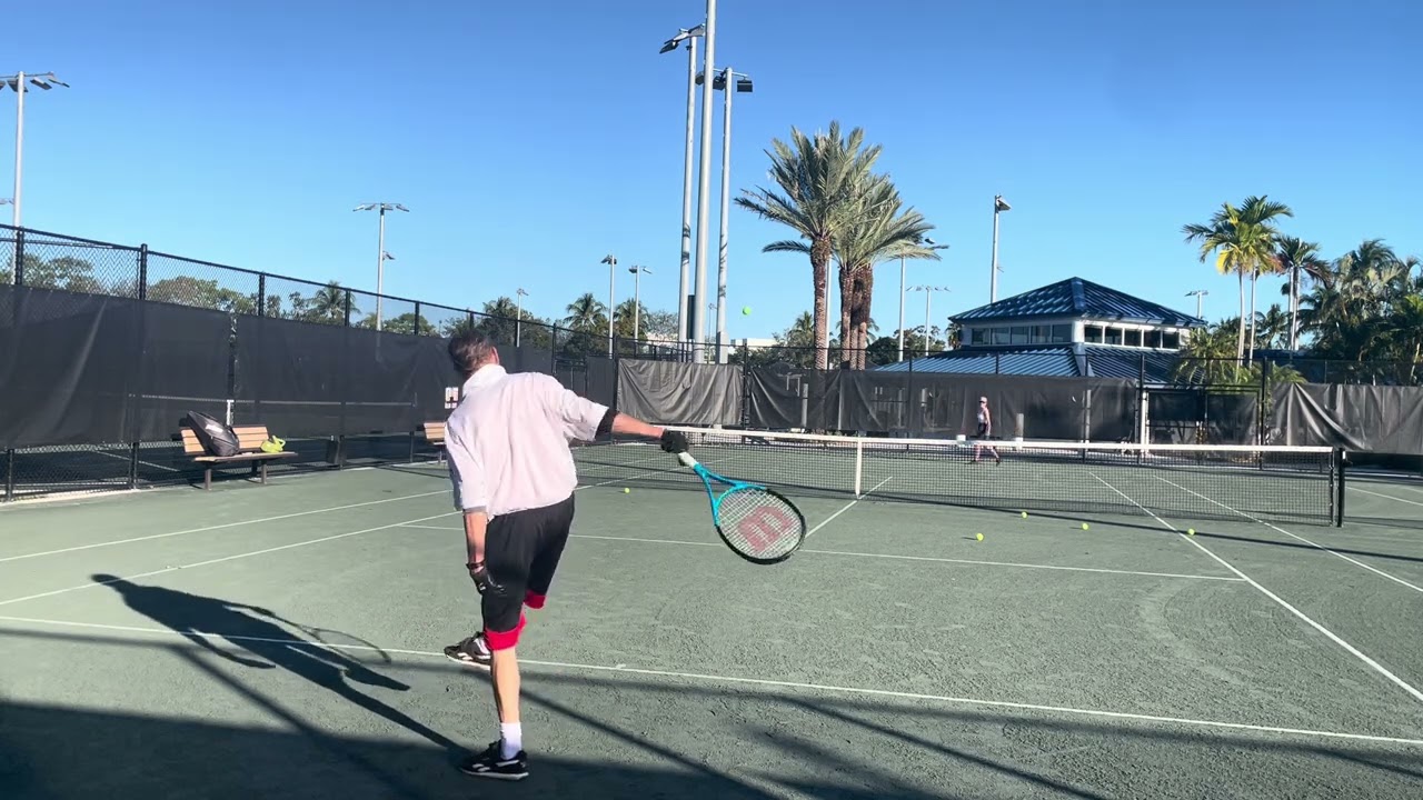 Kris @ ol clay court 