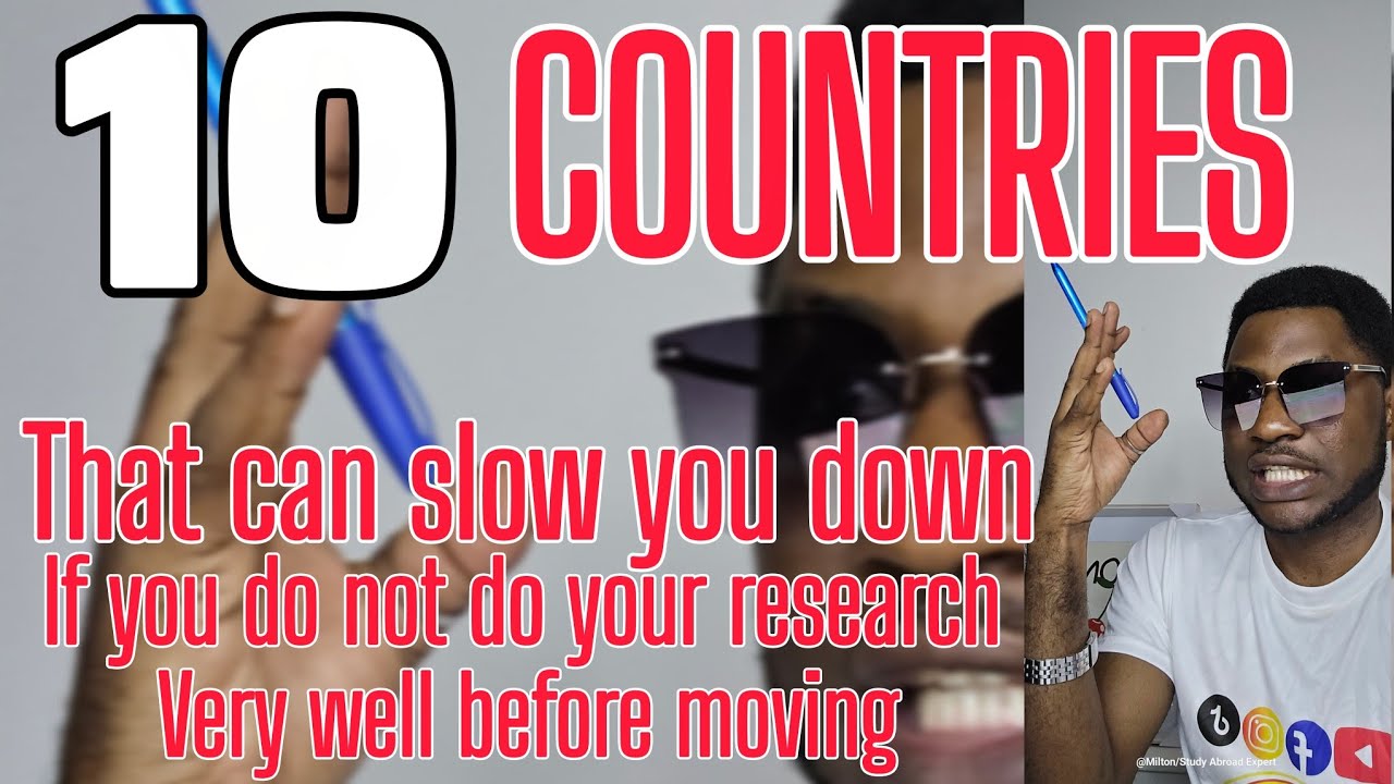 These countries will slow your growth and disturb you mentally if you japa as a student.