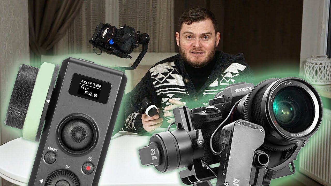 Zhiyun Follow Focus, Motion Sensor Remote Control, монопод и другие аксессуары для  Zhiyun Crane 2