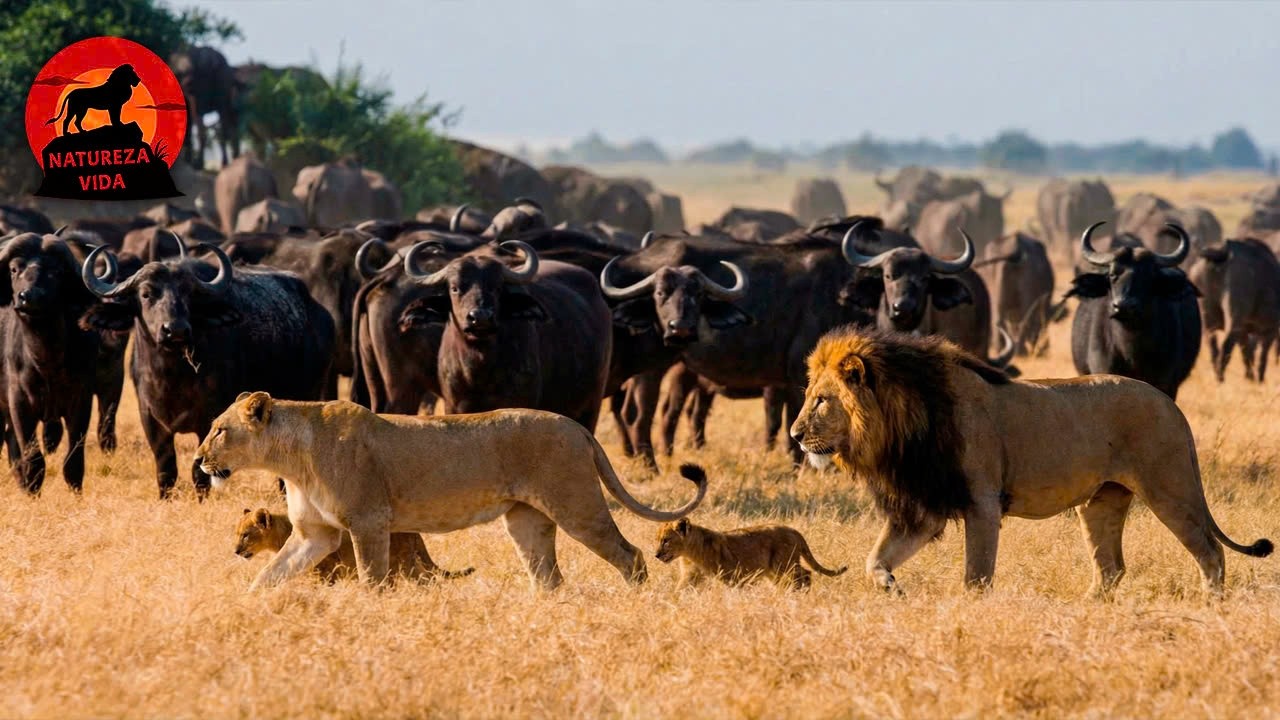 INSTINTO DE VIDA | O Encontro dos Gigantes da Savana #animaisselvagens | Natureza Vida