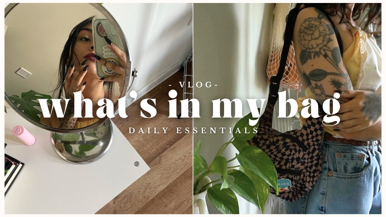 what’s in my bag 〰️ baggu daily essentials!