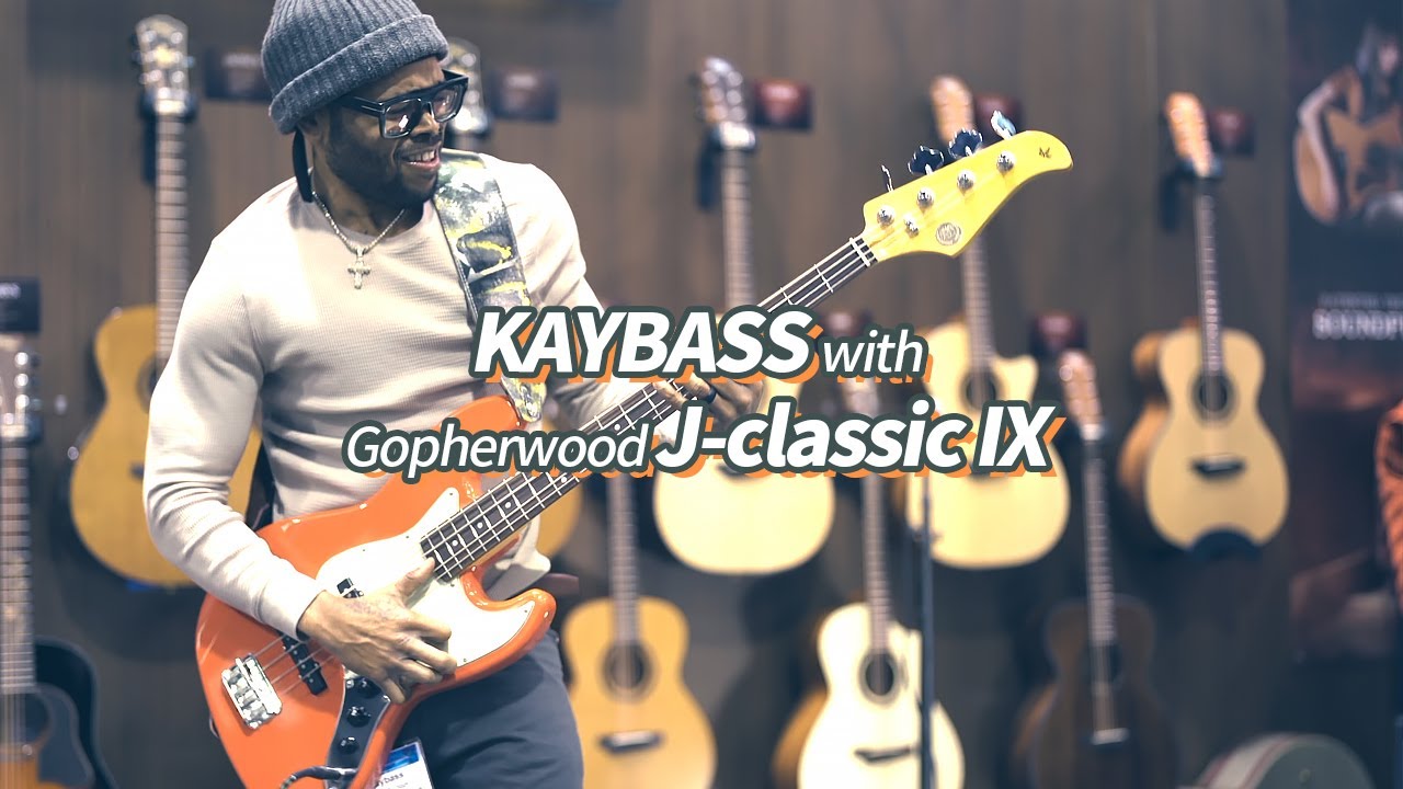 Kaybass Diggs 고퍼우드 J-classic IX 한국산 재즈 베이스 기타