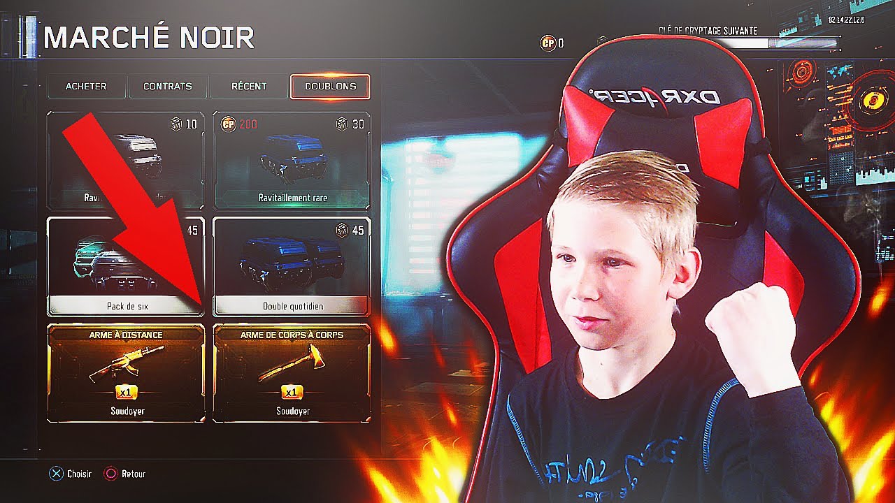 MON PETIT FRÈRE LUI OUVRE SON POT DE VIN SUR BLACK OPS 3 ! 😱