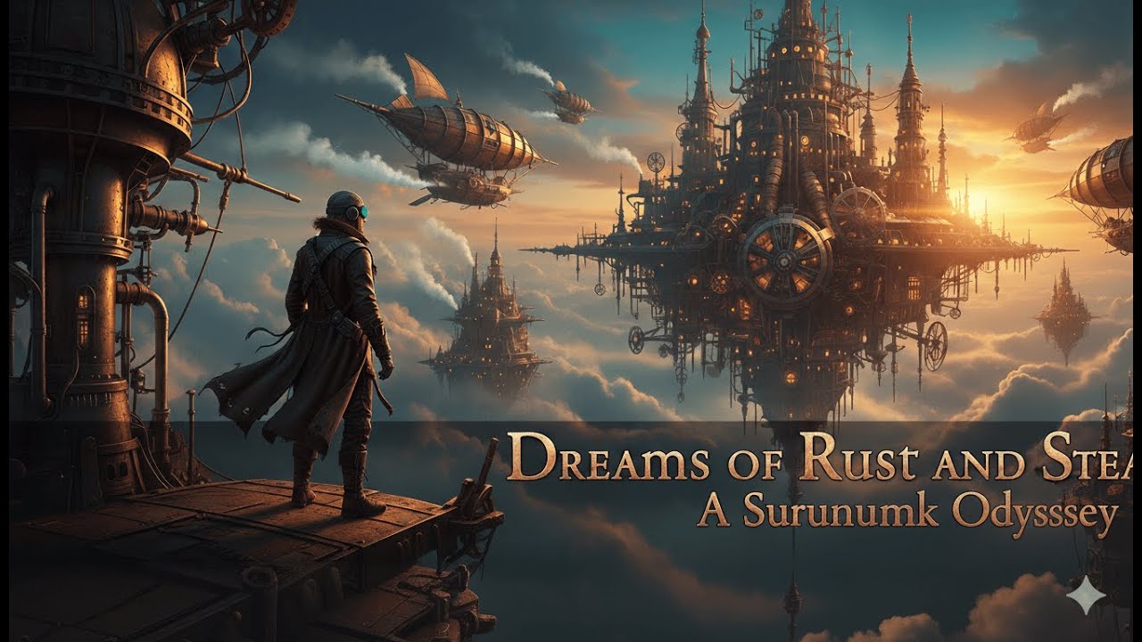 Dreams of Rust and Steam: A Surreal Steampunk Odyssey