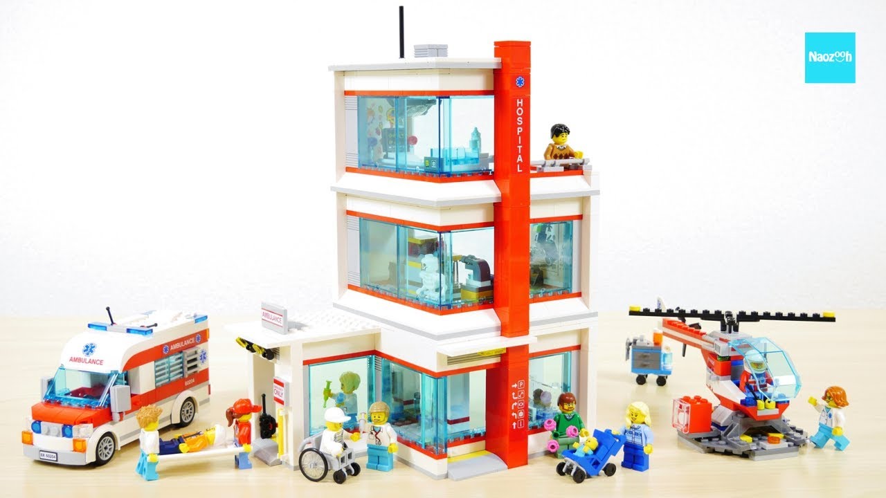 レゴ シティ レゴシティ病院 60204 セット説明 8:31～ ／ LEGO CITY City Hospital