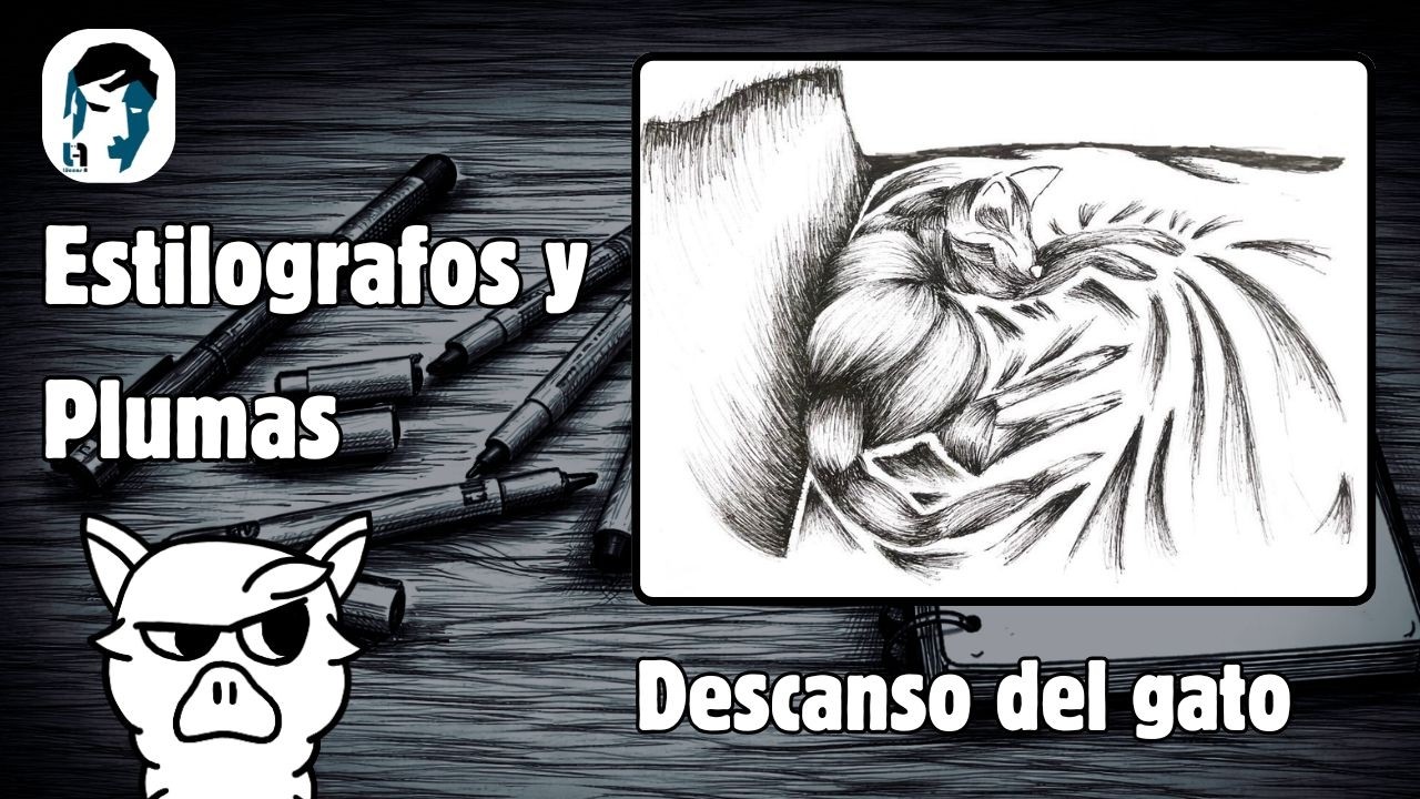 Descanso del Gato. Estilógrafo y Plumas.