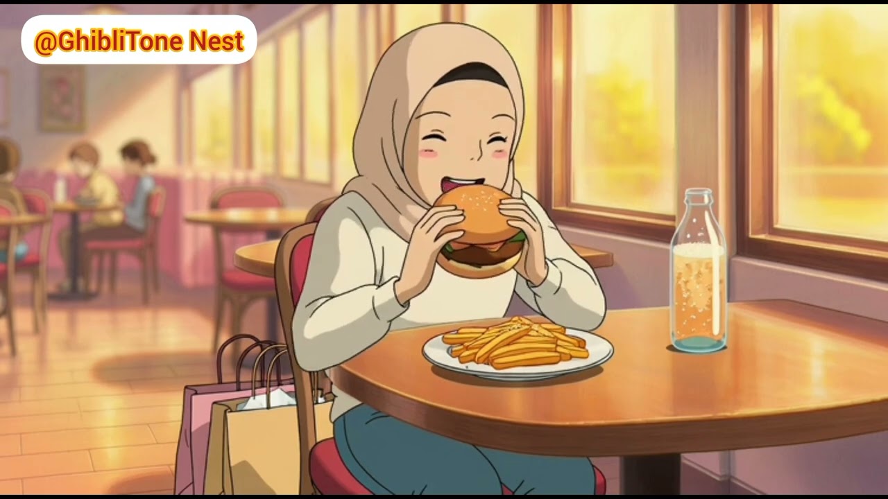A Peaceful Ghibli Style Daily Routine 🌸 | Cozy Animated Life