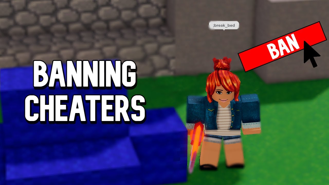 BANNING CHEATERS | Roblox BedWars