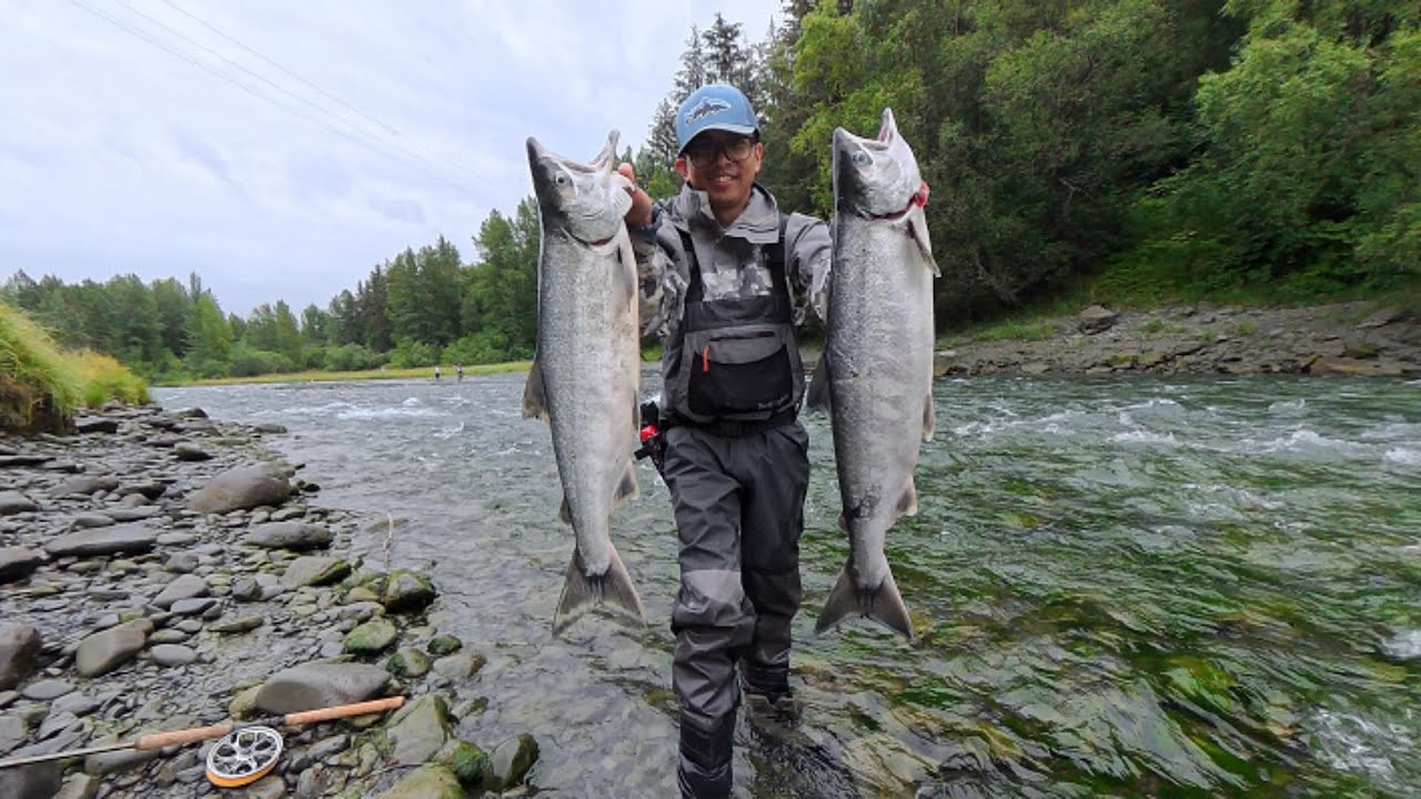 Centerpin float fishing for Chum Salmon in Alaska