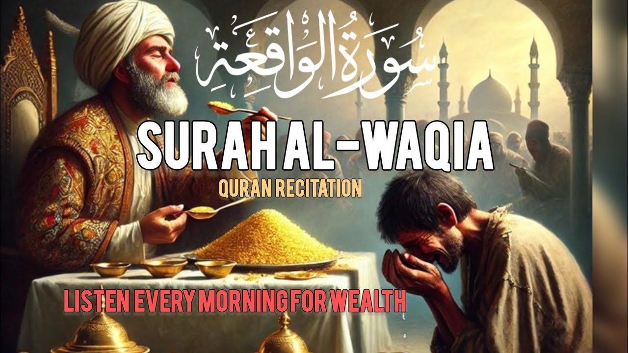 Surah Al-Waqiah Every Morning | سورة الواقعة للرزق والبركة| wealth, peace and protection. #quran.