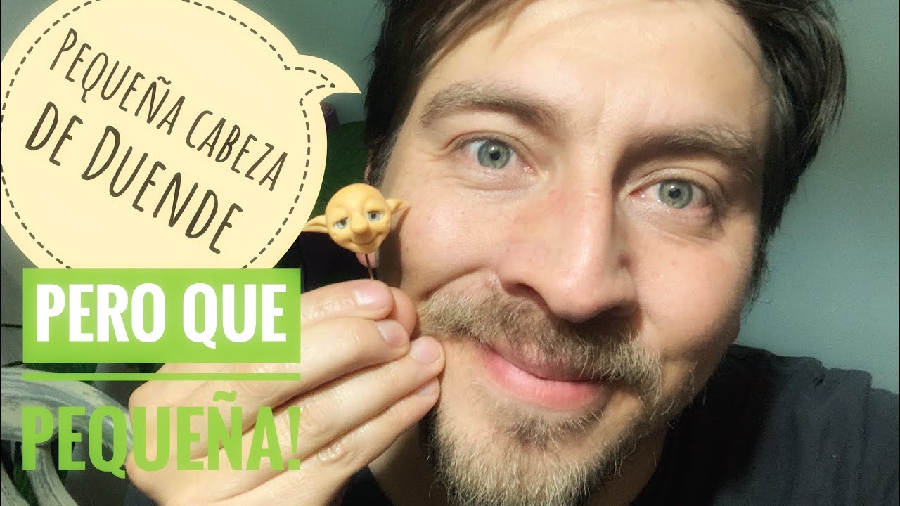 Como crear una cabeza muy pequeña de Duende 🍀🧙🏻‍♂️✨ #duendes #elementales #gnomos #porcelanafria