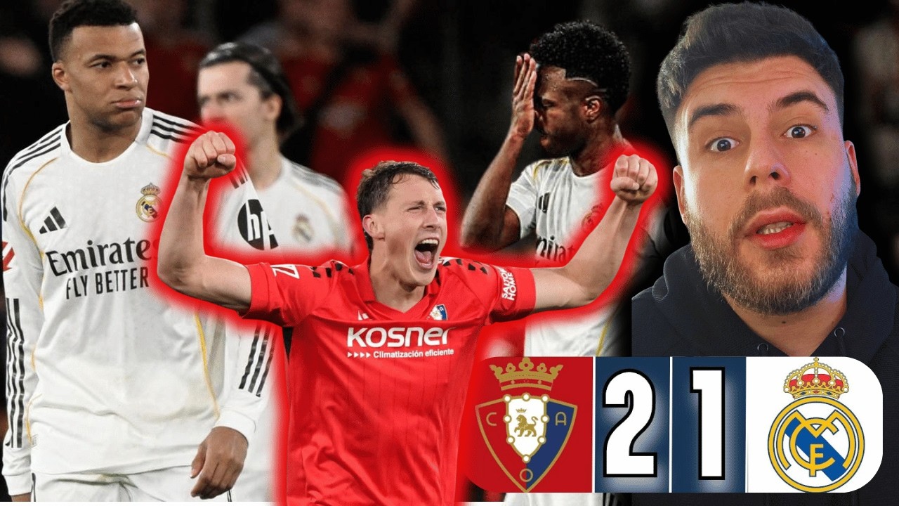 ATTITUDE IS THE PROBLEM! Osasuna 2 - 1 Real Madrid REACTION!