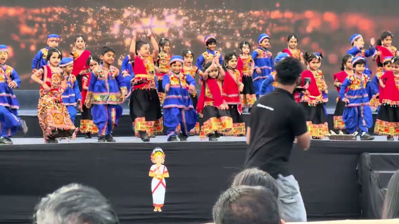 Watching Preesha dance her heart out — priceless moments ❤️ #dance #annualday #danceperformance 