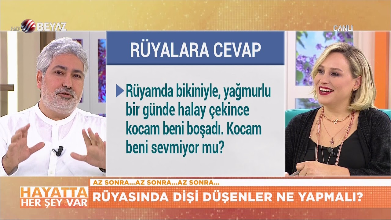 Rüyamda bikiniyle yağmurlu havada halay çektim