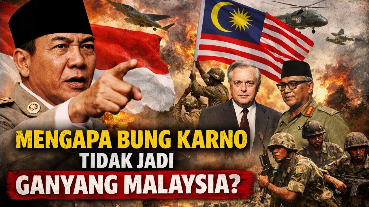 Konfrontasi Indonesia–Malaysia (1963–1966): Konflik Perang Dingin & Strategi Geopolitik Soekarno