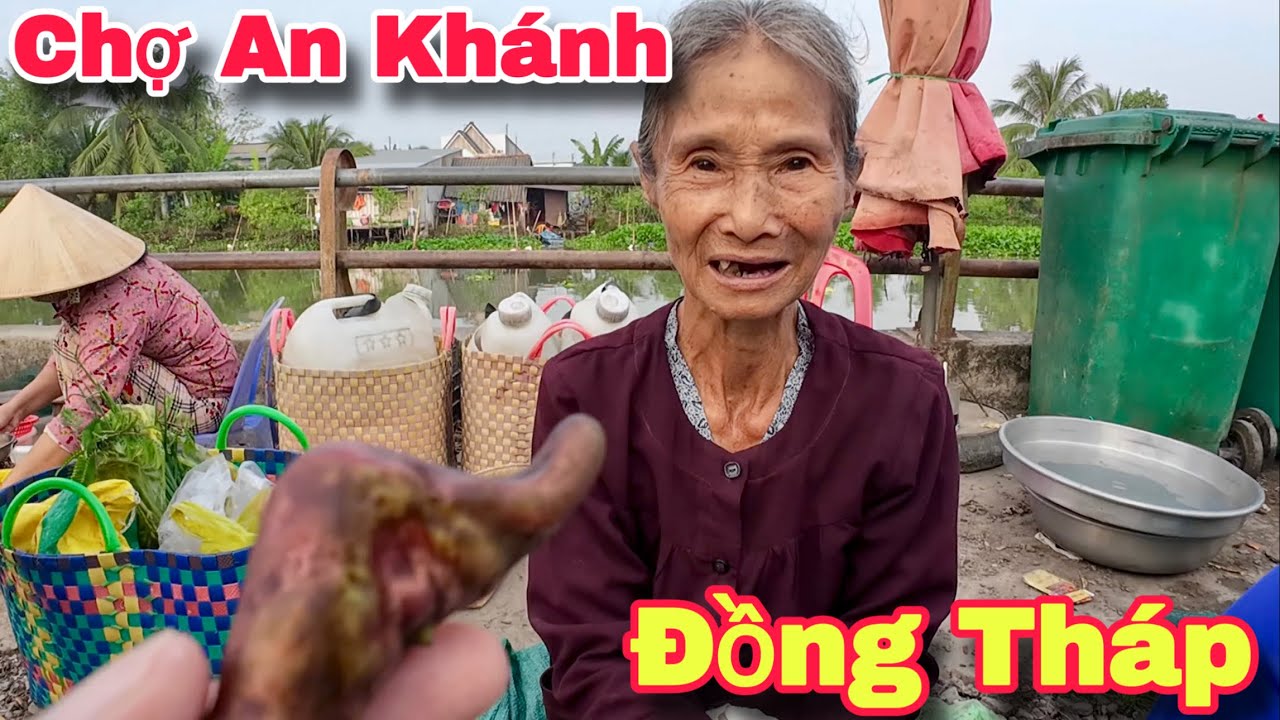 Chợ An Khánh Đồng Tháp Người Khó Khăn Lớn Tuổi Vui Mừng Nhận Quà Nhà Hảo Tâm Mỹ | Khương Nhựt Minh