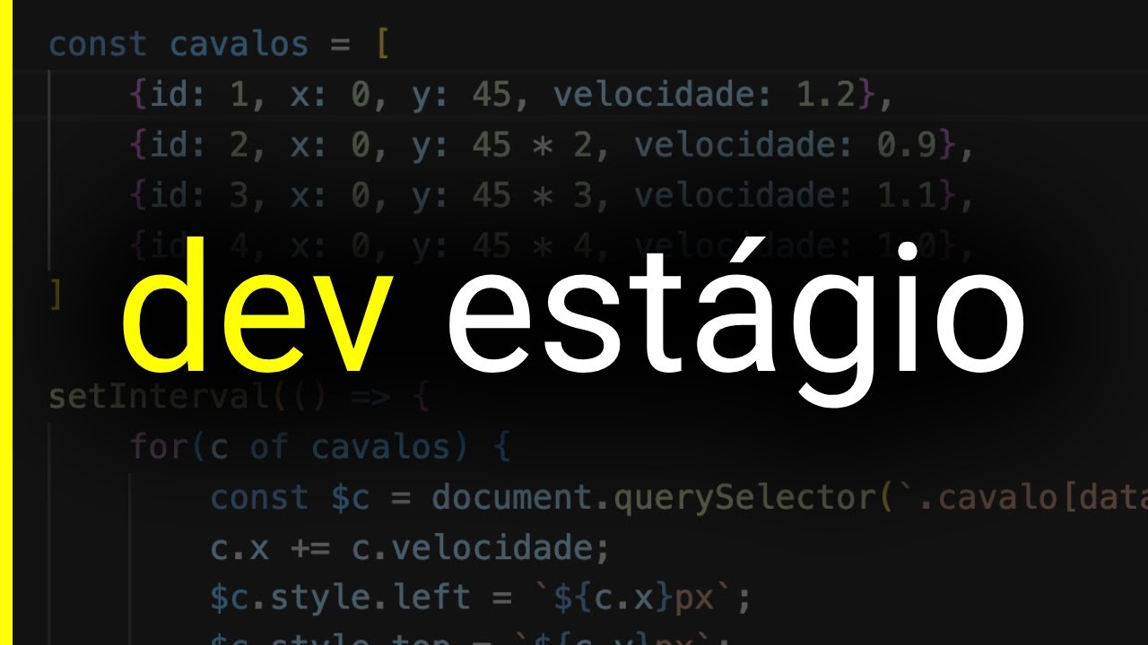 ESTÁGIO EM PROGRAMAÇÃO...
