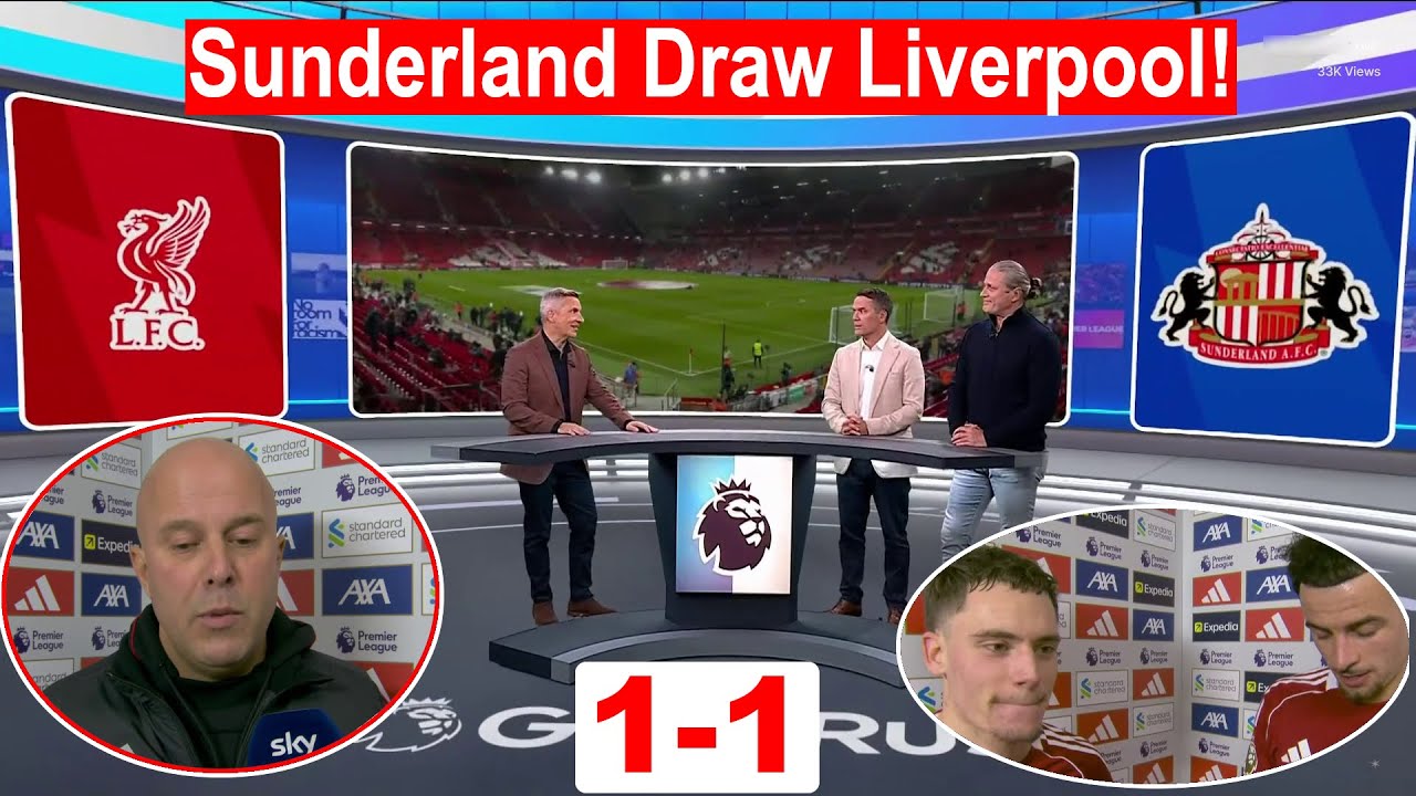 Liverpool vs Sunderland - Talbi Stunner/Mukiele Own Goal - Liverpool Drop 2 Pts.