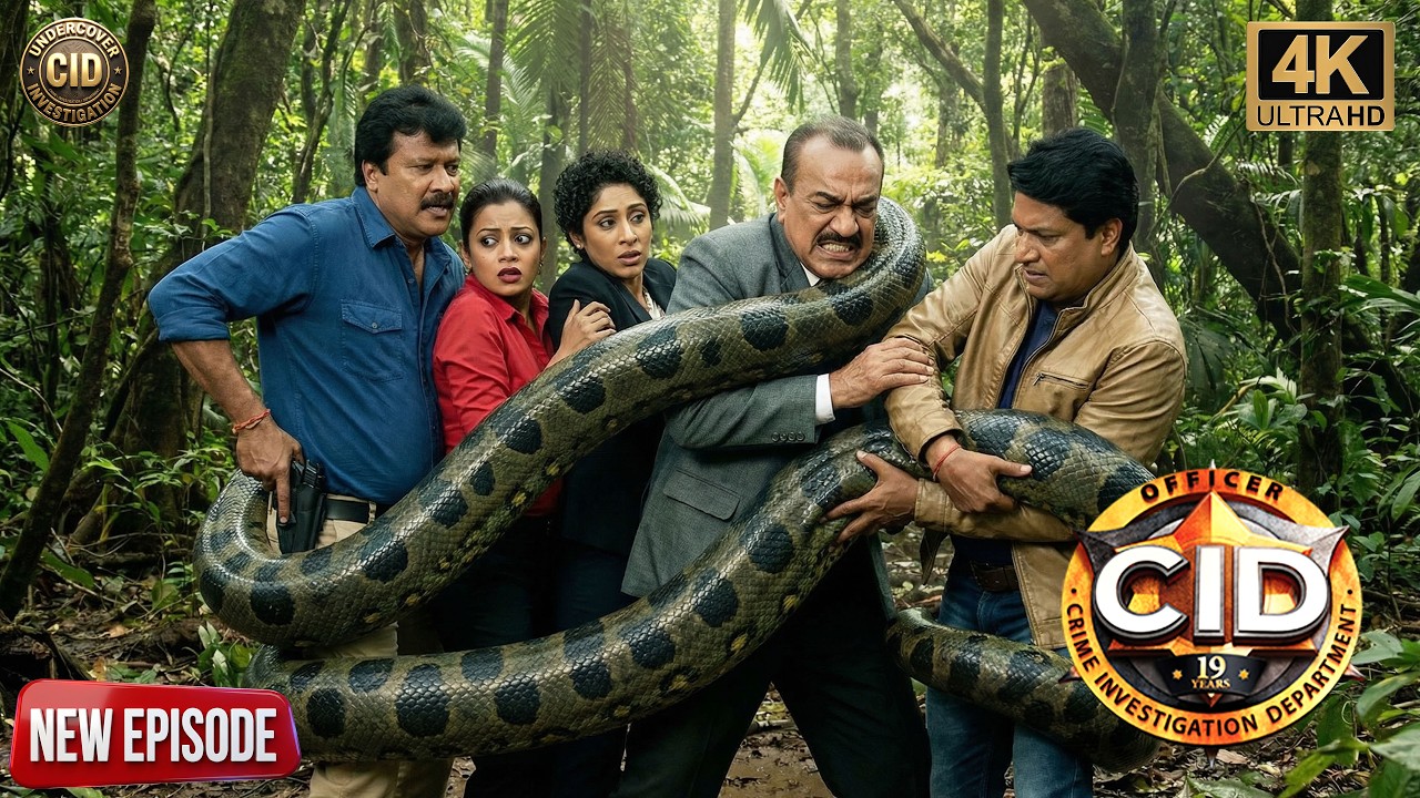 खतरनाक एनाकोंडा के जाल में फँसी CID टीम | CID Mystery Episode | CID Investigation
