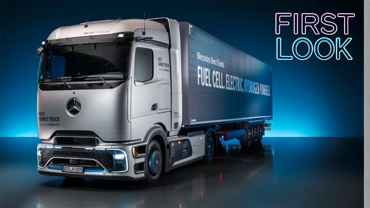 Future of Trucking: 2027 Mercedes Actros NextGenH2 Hydrogen Truck | @MercedesBenz 