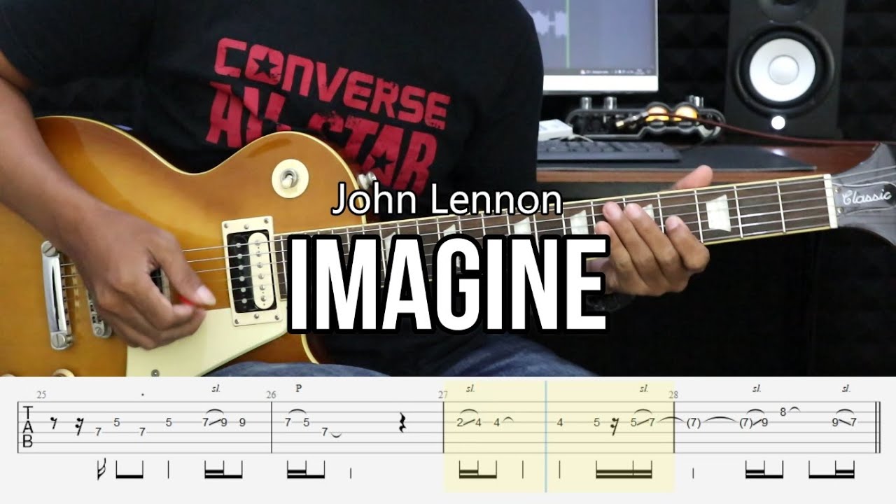 Imagine - John Lennon - Guitar Instrumental Cover + Tab