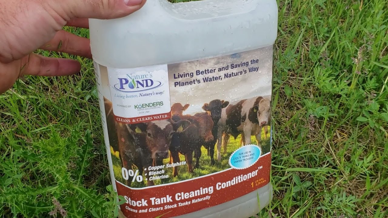 Natures Pond Stock Tank cleaner and Anytime Anywhere Dispenser!!