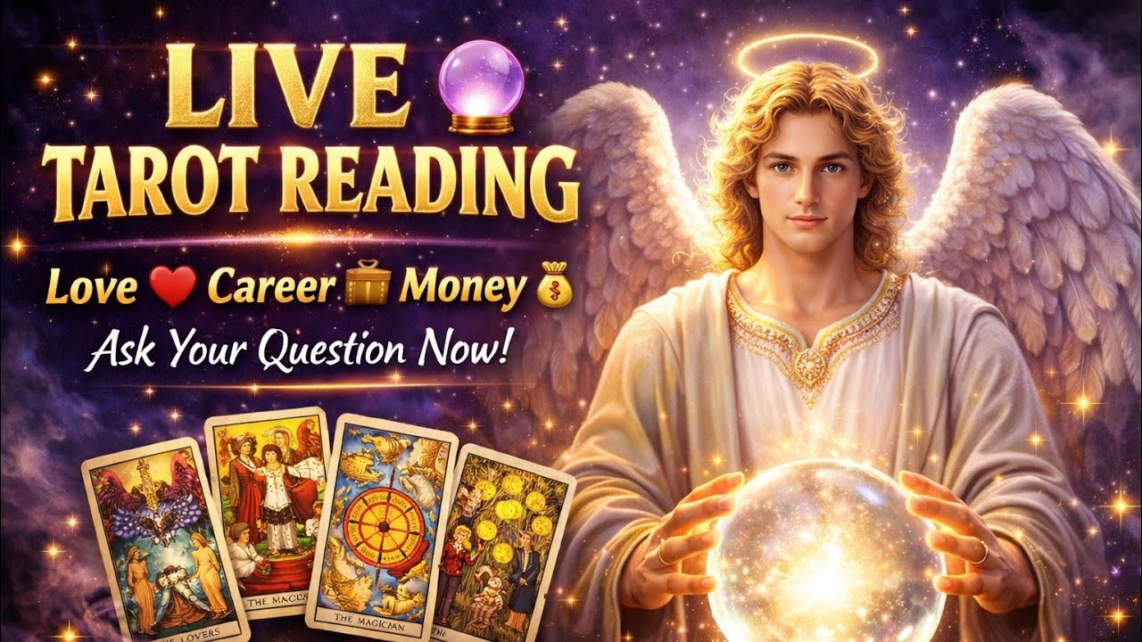 LIVE ANGEL TAROT READING | DIVINE GUIDANCE FOR LOVE, CAREER & MONEY 🔮✨ #tarotlive #viralshort #fyp