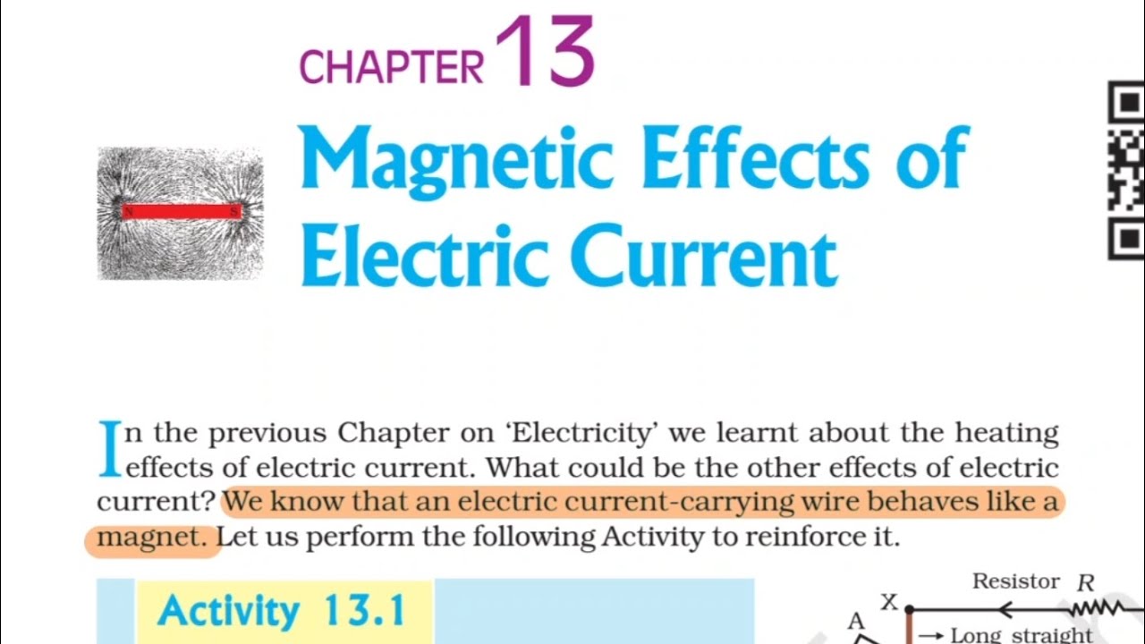 NCERT SCIENCE 10th | C13 Magnetic Effects of Electric Current