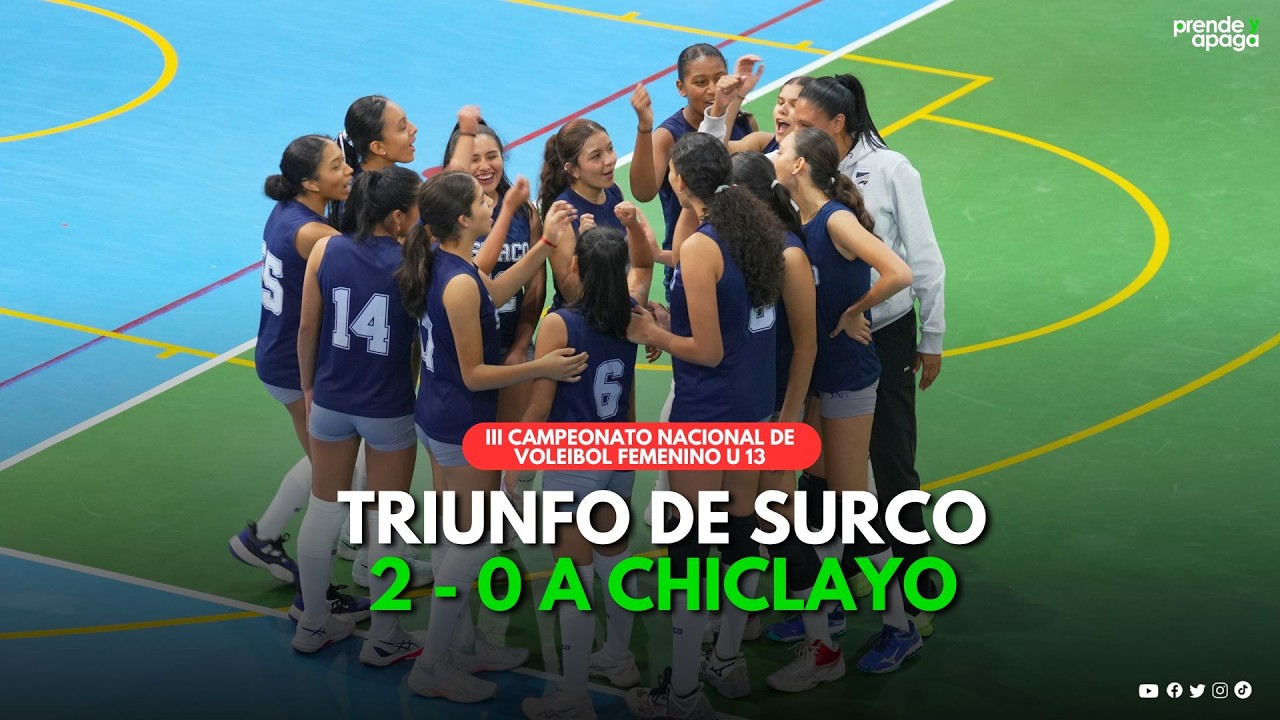 Arequipa: III Campeonato Nacional de Voleibol Femenino U-13. Surco VS Chiclayo (PARTIDO COMPLETO)