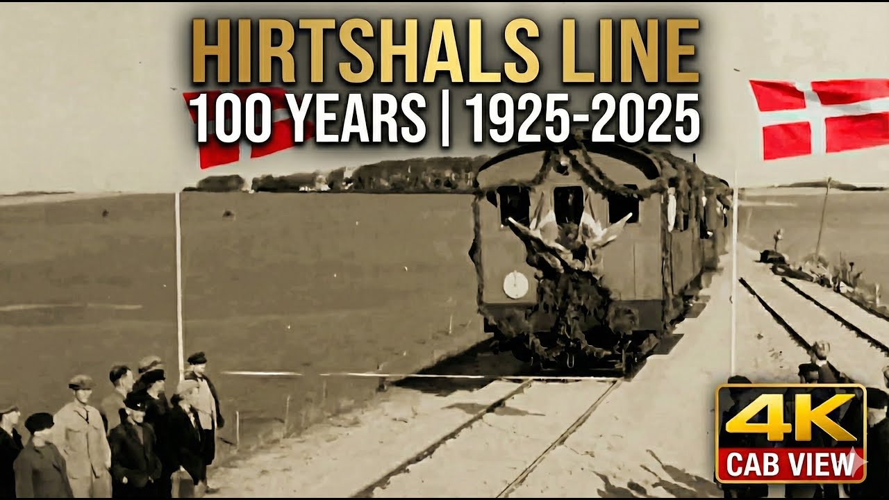 4K CAB VIEW | Hirtshalsbanen 100 Years | Hjørring (Hj) ↔ Hirtshals (Hi) | 100 kph (62 mph)