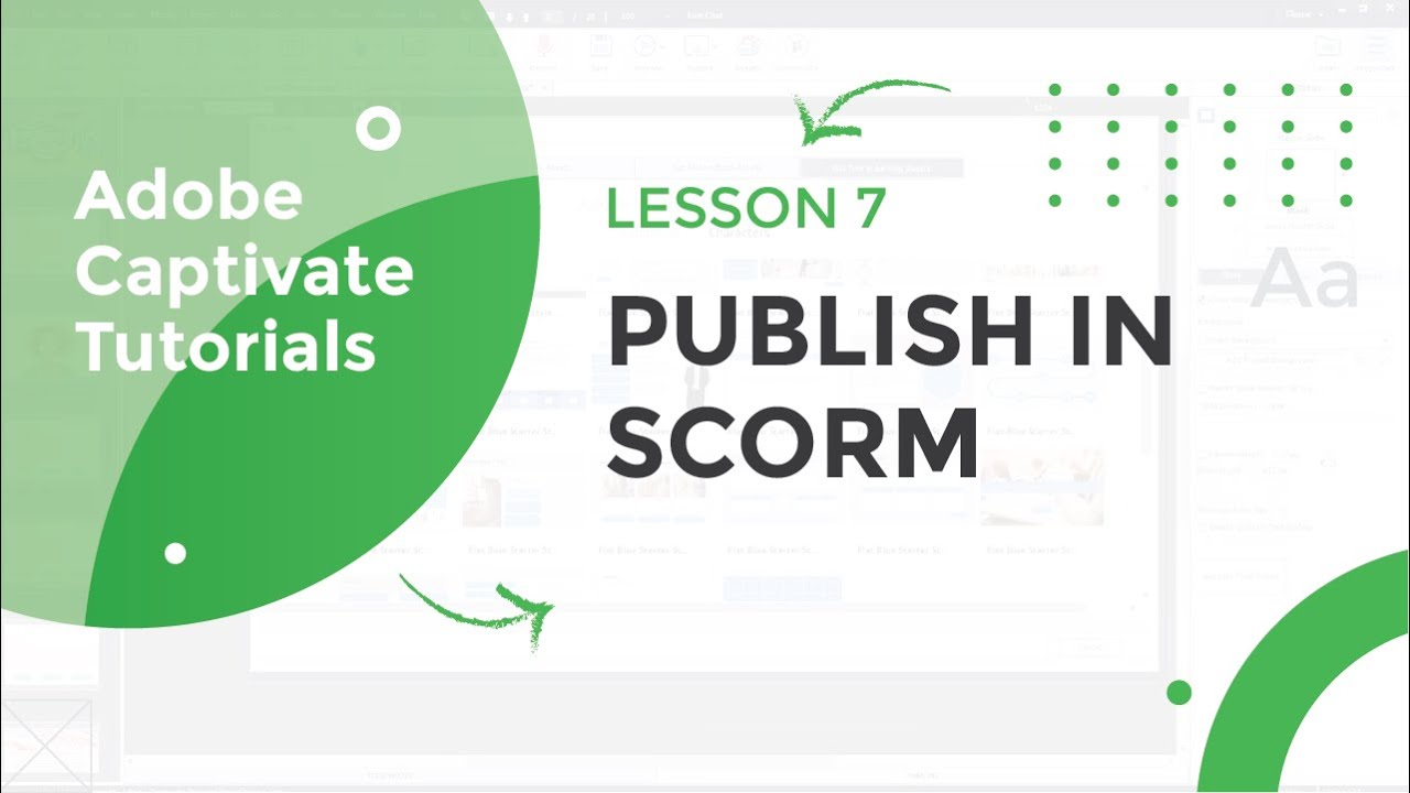 Publish Course in SCORM in Adobe Captivate 2019