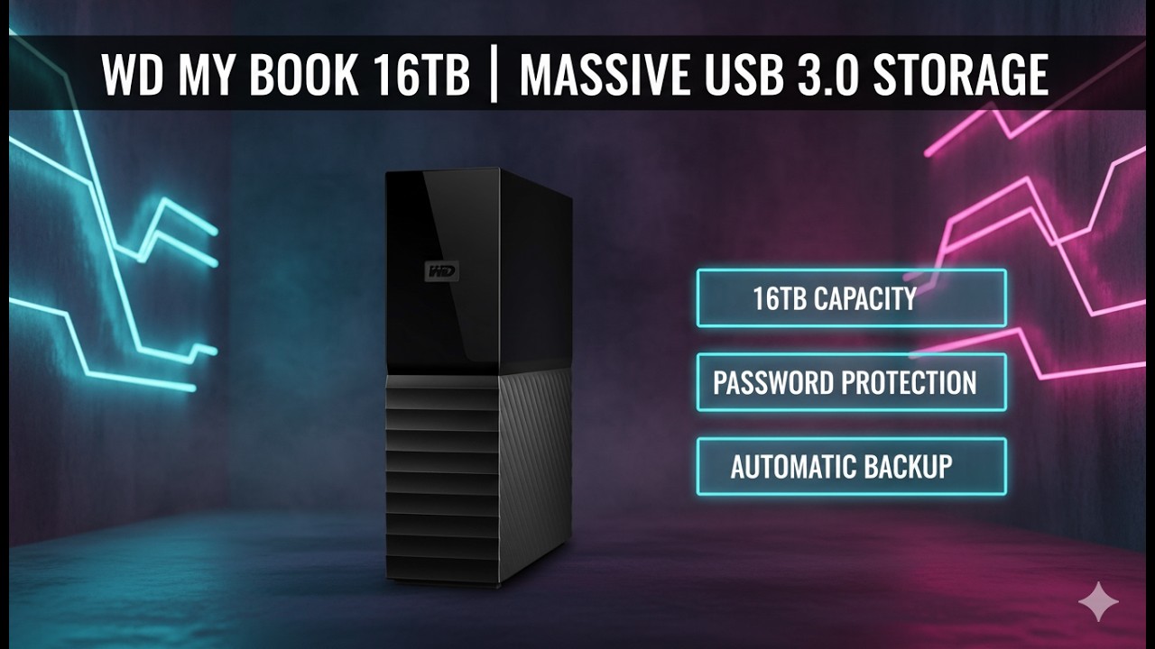 WD 16TB My Book External Hard Drive Review – Worth It?