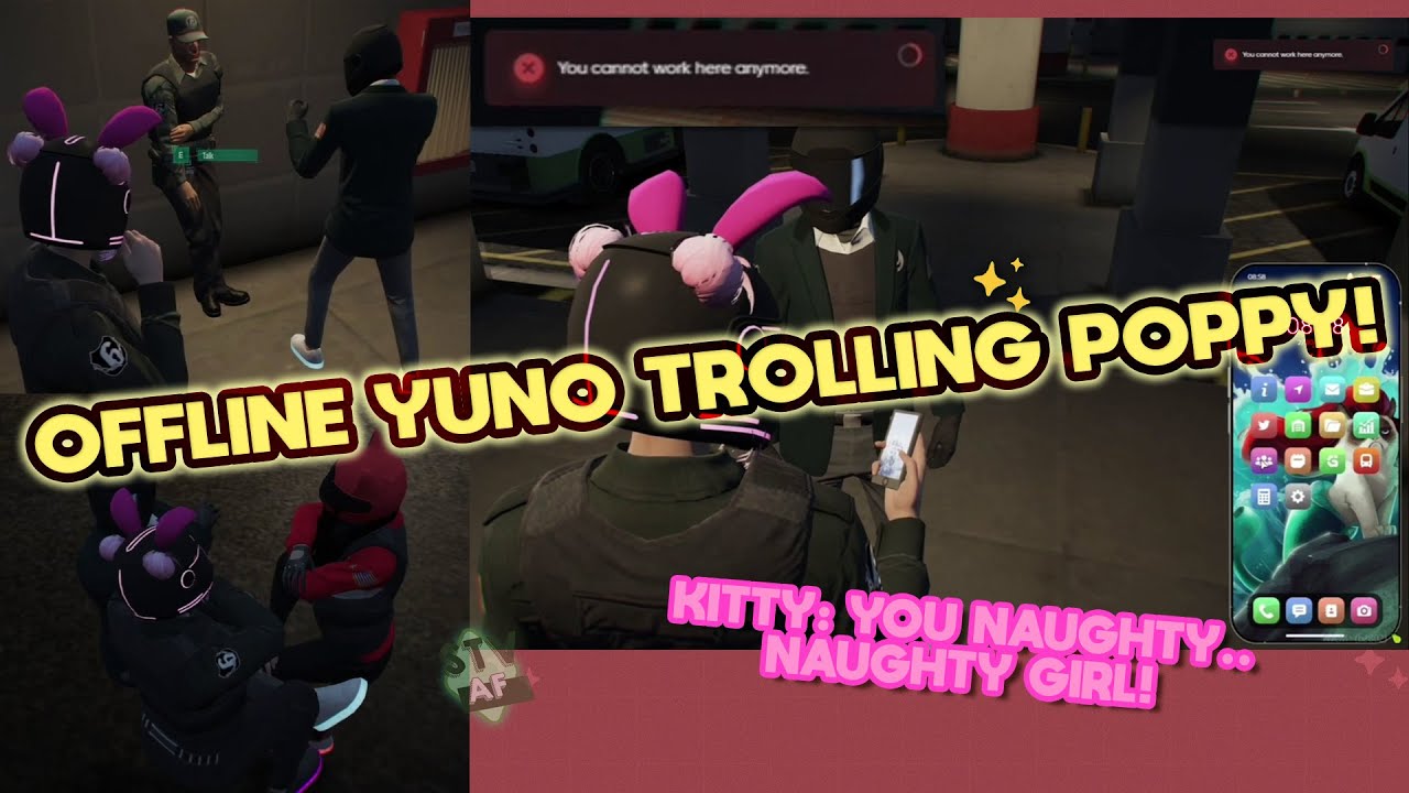 Offstream Yuno and Kitty are TROLLING Poppy because neither of them CAN DO THE JOB!